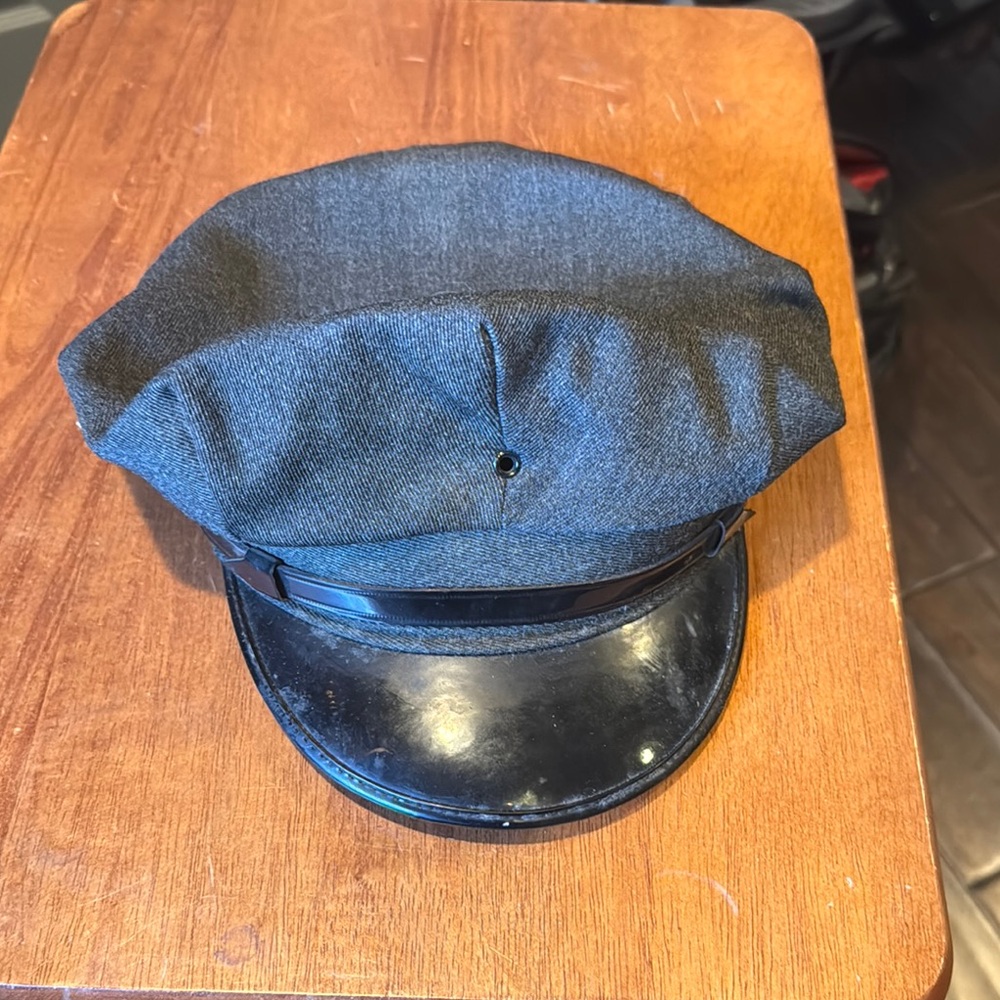 Classic Black Men's Cap (limo driver or costume)